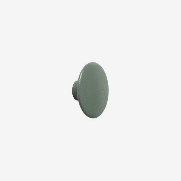 Muuto | Dot Hook Wood Dusty Green Extra Small | Hooks | Simple Form