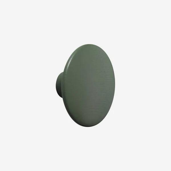 Muuto | Dot Hook Wood Dusty Green Medium | Hooks | Simple Form