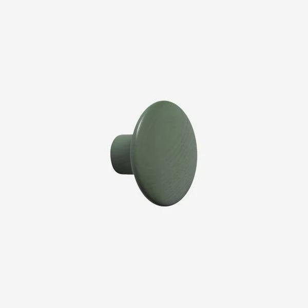 Muuto | Dot Hook Wood Dusty Green Small | Hooks | Simple Form