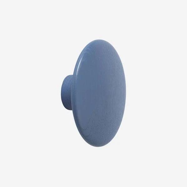 Muuto | Dot Hook Wood Pale Blue Medium | Hooks | Simple Form