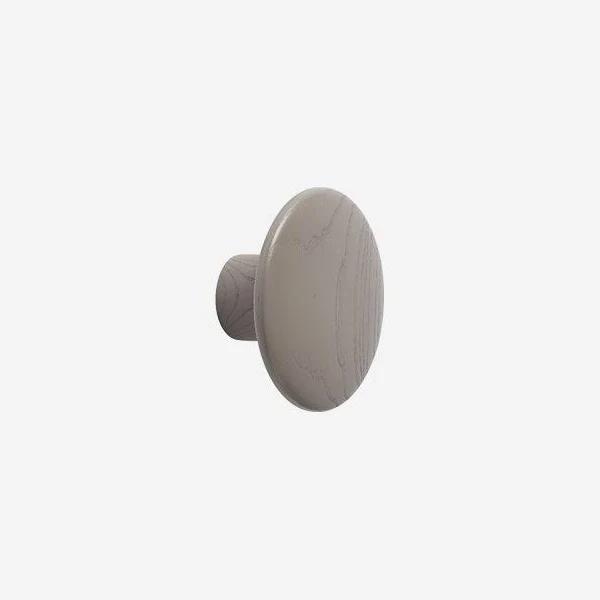 Muuto | Dot Hook Wood Taupe Small | Hooks | Simple Form