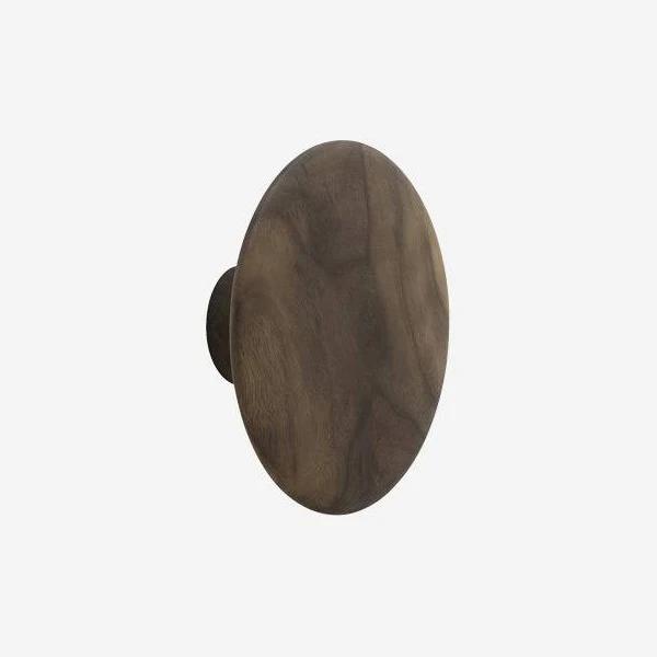 Muuto | Dot Hook Wood Walnut Medium | Hooks | Simple Form