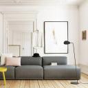 Muuto - Leaf LED Floor Lamp - white/H: 118cm