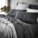 MyHouse Ashton Fitted Sheet King Bed Graphite