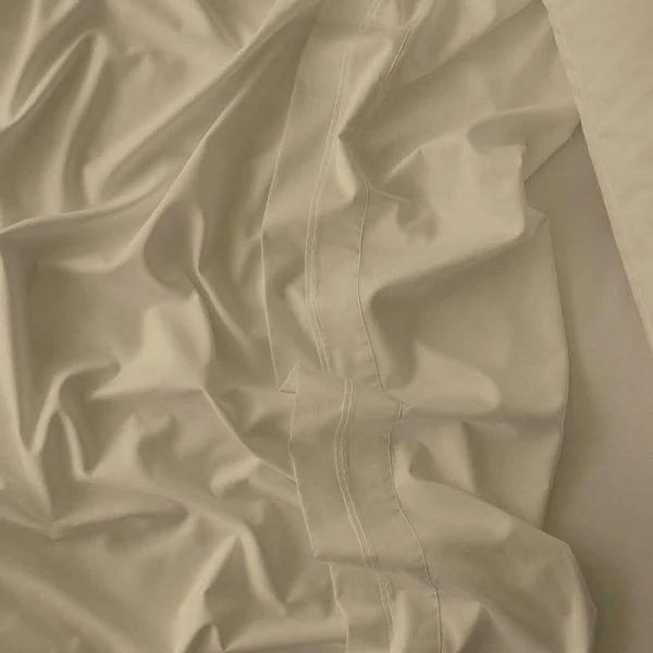 MyHouse Riley Bamboo Cotton Sheet Set Super King almond