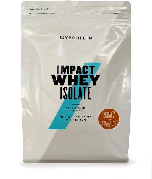 Myprotein Impact Whey Isolate Protein Powder, Chocolate Brownie, 2.2 L
