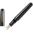 Nakaya Writer Fountain Pen Toki-Tamenuri, Portable, Ebonite, Bicolor Nib (Nib: Music)