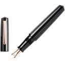 Nakaya Writer Fountain Pen Toki-Tamenuri, Portable, Ebonite, Bicolor Nib (Nib: Music)