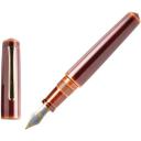 Nakaya Writer Fountain Pen Toki-Tamenuri, Portable, Ebonite, Bicolor Nib (Nib: Music)