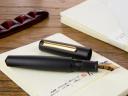 Nakaya Writer Fountain Pen Toki-Tamenuri, Portable, Ebonite, Bicolor Nib (Nib: Music)