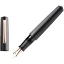 Nakaya Writer Fountain Pen Toki-Tamenuri, Portable, Ebonite, Bicolor Nib (Nib: Music)