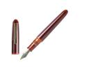 Nakaya Writer Fountain Pen Toki-Tamenuri, Portable, Ebonite, Bicolor Nib (Nib: Music)