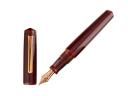 Nakaya Writer Piccolo Fountain Pen, Aka-Tamenuri, Rose Gold Plated (Nib: BB)