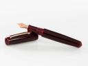 Nakaya Writer Piccolo Fountain Pen, Aka-Tamenuri, Rose Gold Plated (Nib: BB)