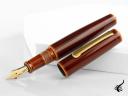 Nakaya Writer Piccolo Toki-Tamenuri Fountain Pen, Urushi Lacquer (Nib: B)