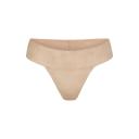 Naked Shine Dipped Thong | Clay