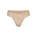 Naked Shine Dipped Thong | Clay