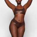 Naked Shine Thong | Cocoa