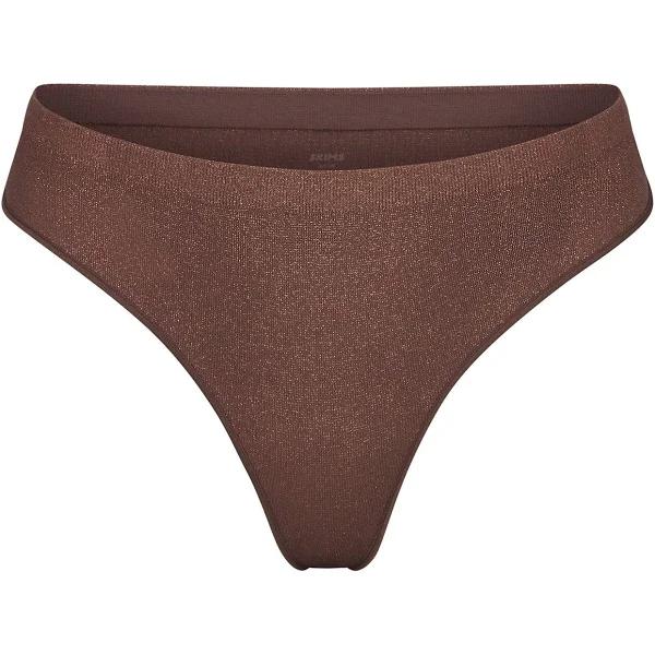 Naked Shine Thong | Cocoa