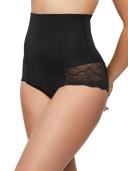 Nancy Ganz Harlequin High Waisted Brief in Black 10