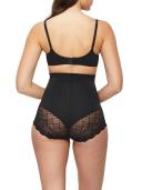 Nancy Ganz Harlequin High Waisted Brief in Black 16