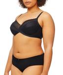 Nancy Ganz Revive Maya Minimiser Underwire Bra Black 18 E