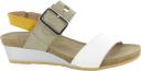 Naot Dynasty - Women's Sandal - Maple Brown/Antique Brown/Marigold 36 Medium