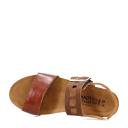Naot Dynasty - Women's Sandal - Maple Brown/Antique Brown/Marigold 36 Medium