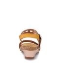 Naot Dynasty - Women's Sandal - Maple Brown/Antique Brown/Marigold 36 Medium