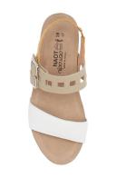Naot Women's Dynasty Soft White Soft Beige Marigold 39