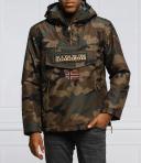 Napapijri Rainforest Pocket Print Jacket Camouflage Green Brown - XS