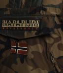 Napapijri Rainforest Pocket Print Jacket Camouflage Green Brown - XS