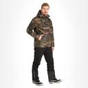 Napapijri Rainforest Pocket Print Jacket Camouflage Green Brown - XS