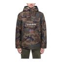 Napapijri Rainforest Pocket Print Jacket Camouflage Green Brown - XS