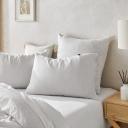 Natural Home Flax Linen Quilt Cover Set Dove Grey - Super King Bed