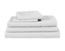 Natural Home Flax Linen Sheet Set White - Double Bed