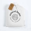 Natural Home Flax Linen Sheet Set White - Double Bed