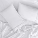 Natural Home Flax Linen Sheet Set White - Double Bed