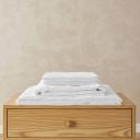 Natural Home Flax Linen Sheet Set White - Double Bed