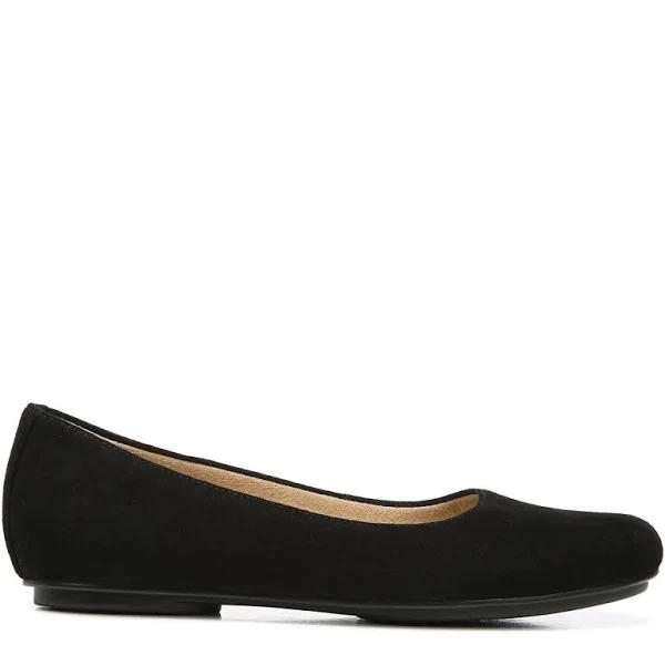 Naturalizer Maxwell Flats Women's Shoes Black Suede