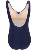 Naturana One-piece Control Swimsuit - Navy-White - 18B
