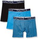 Nautica Men's 3-Pack Classic Underwear Cotton Stretch Boxer Brief