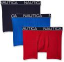 Nautica Men's 3-Pack Classic Underwear Cotton Stretch Boxer Brief