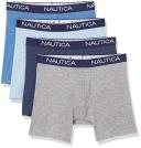 Nautica Men's 4 Pack Heather Stretch Boxer Brief