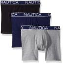 Nautica Men's Classic Underwear Cotton Stretch Boxer brief-Multi Pack