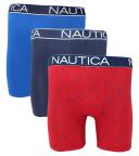 Nautica Men's Classic Underwear Cotton Stretch Boxer brief-Multi Pack
