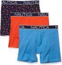 Nautica Men's Cotton Stretch 4 Pack Boxer Brief