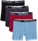 Nautica Men's Cotton Stretch 4 Pack Boxer Brief