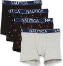 Nautica Men's Cotton Stretch 4 Pack Boxer Brief