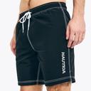 Nautica Mens Quick-dry Logo Swim Trunk Shorts (3XL, Black)